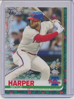    Bryce Harper 2019 Topps WalMart Holiday Metallic