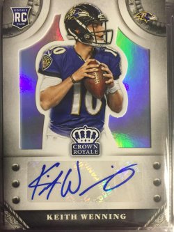 2014 Panini Crown Royal Rookie Signatures #SKW Keith Wenning