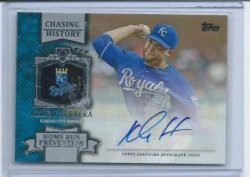 2013 Topps Chasing History  Kelvin Herrera Auto