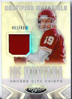 2014 Leaf Certified Materials Jersey Joe Montana