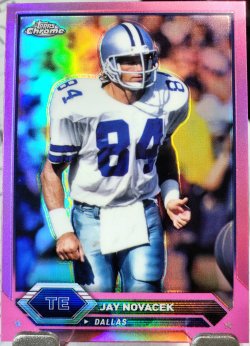 2023 Topps Composite Chrome Football Jay Novacek Pink Refractor