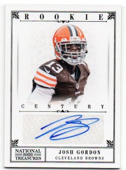 2012 Panini National Treasures Josh Gordon