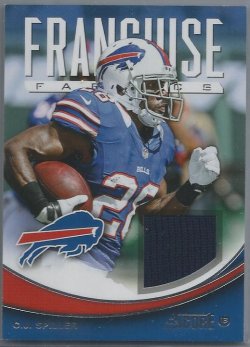 2013 Score Football C.J. Spiller Franchise Fabrics
