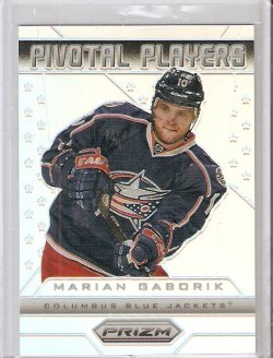 2013 Panini Prizm Marion Gaborik Pivotal players Prizm Parrallel