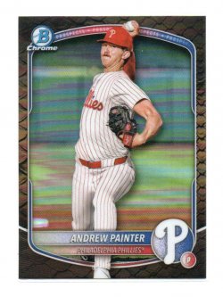 2025 Topps Bowman Chrome Prospects Reptillian Refractors Andrew Painter