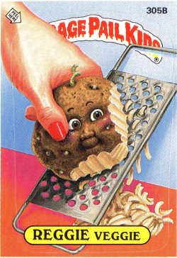 1987 Topps Garbage Pail Kids Reggie Veggie