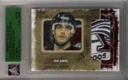 2008-2009 In The Game Ultimate Memorabilia Joe Sakic Base Gold