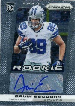 2013 Panini Prizm Rookie Autographs Gavin Escobar