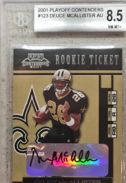 2001  Contenders Deuce McAllister