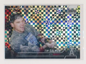    Tim Salmon 2022 Stadium Club Chrome Xfractor