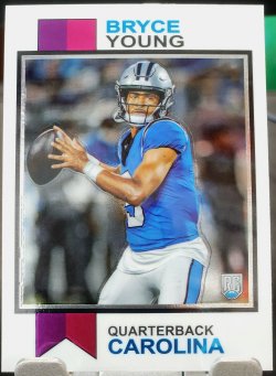 2023 Topps Composite Football Bryce Young Rookie 1973 Football Chrome