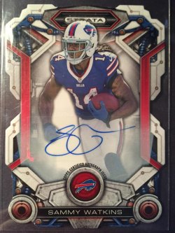 2014 Topps Strata #SDC-SW Sammy Watkins "Strata Die-Cut Autographs" RC