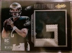 2013 Panini Absolute Absolute Prime Patch Matt Barkley