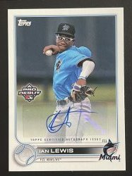 2022 Topps Pro Debut Ian Lewis