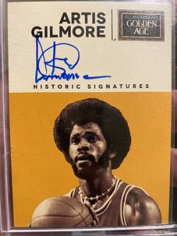 2014 Panini golden age  historic sigs artis gilmore
