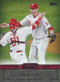 2013 Topps Update  Roy Halladay Post Season Heros 
