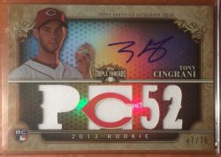 2013 Topps Triple Threads Future Phenoms Tony Cingrani