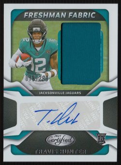 2025  Freshman Fabric Mirror Signatures Travis Hunter