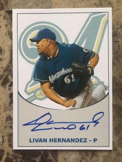 Livan Hernandez TTM-MIL