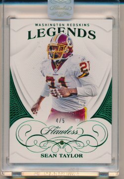    Sean Taylor 2019 Panini Flawless Emerald /5