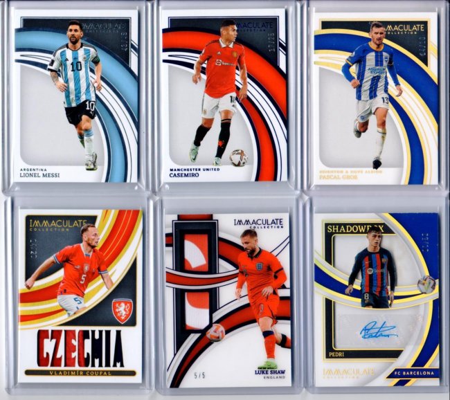 Just Panini Immaculate Soccer FOR SALE - Blowout Cards Forums