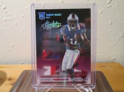 2013 Panini Absolute Robert Woods Triple Patch RPM