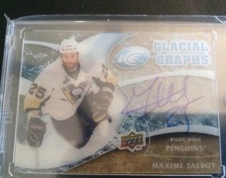 2009 Upper Deck Ice  Glacial graphs 