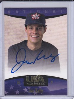2008 Upper Deck USA Baseball National Team On-Card Signatures Joe Kelly