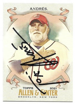 2021 Topps A&G TTM Jose Andres 12/5/24