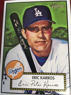 Eric Karros 1995 Los Angeles Dodgers Away Throwback MLB Baseball Jersey