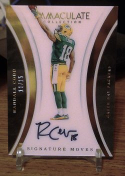 2016 Panini Immaculate Signature Moves Randall Cobb