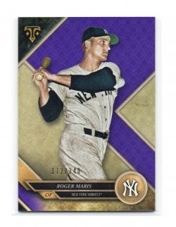 2017 Topps Topps Triple Threads Amethyst Roger Maris