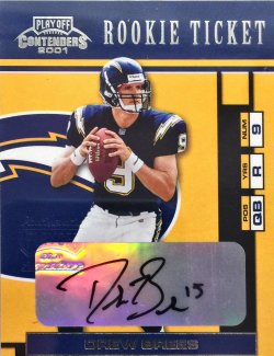 2001  Contenders Drew Brees 