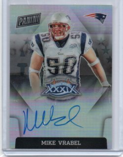 2023 Panini Super Bowl Signatures Autographs Mike Vrabel XXXIX