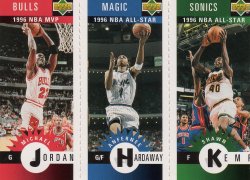 1995-1996 Upper Deck Collectors Choice MIchael Jordan, Anfernee Hardaway, Shawn Kemp