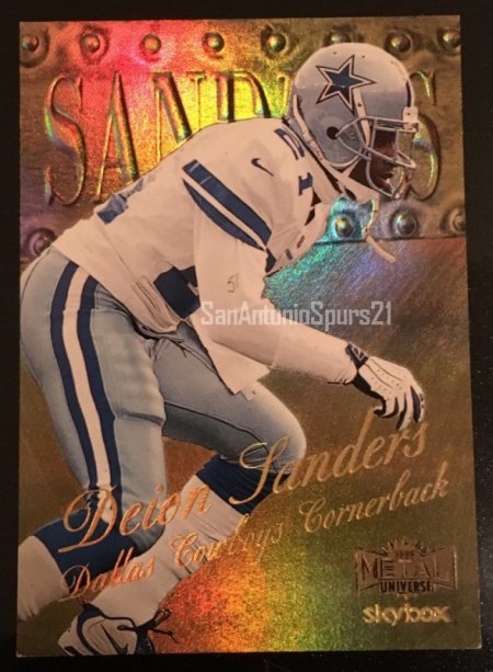  2000 Metal Football Card #73 Deion Sanders