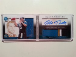 2014 Panini Playbook Blake Bortles Autograph ROOKIE PATCH Book    85/99