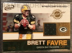 Brett Favre 2007 Upper Deck Game-Worn Jersey Card