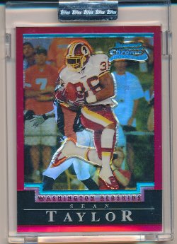    Sean Taylor 2004 Bowman Chrome Uncirculated Red Refractor RC /210
