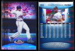 1999  Topps FInst Team Finest Blue Refractor (No Serial #) Frank Thomas
