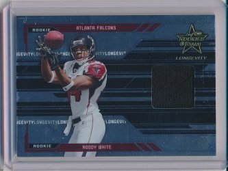    Roddy White 2005 Leaf Rookies and Stars Longevity Jersey /299