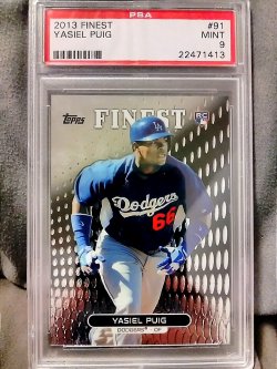 Yasiel Puig 2013 Panini Pinnacle Rookie Card