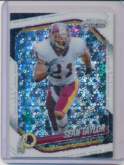    Sean Taylor 2025 Panini Prizm Prizms White Disco
