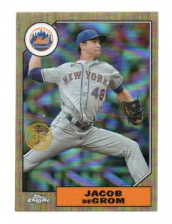 2022 Topps Topps Chrome 87 Topps Jacob deGrom