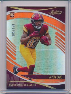    Jaylin Lane 2025 Absolute Spectrum Orange RC /150