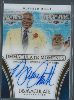    2016 Immaculate Collection Bruce Smith Autograph HOF