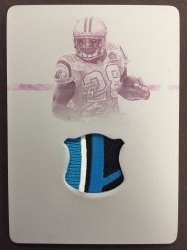 2014  National Treasures Jonathan Stewart Printing Plate Patch 1/1