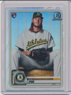    A.J. Puk 2020 Bowman Chrome Rookie Image Variations RC