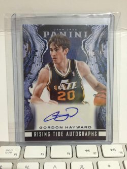2014 Panini Panini Gordon Hayward Rising Tide Autographs