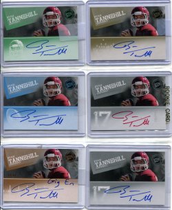 2012 Press Pass Press Pass Ryan Tanehill Rainbow